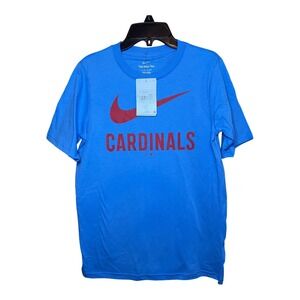 Nike St Louis Cardinals MLB Youth Large Blue Short Sleeve Graphic T-Shirt NWT